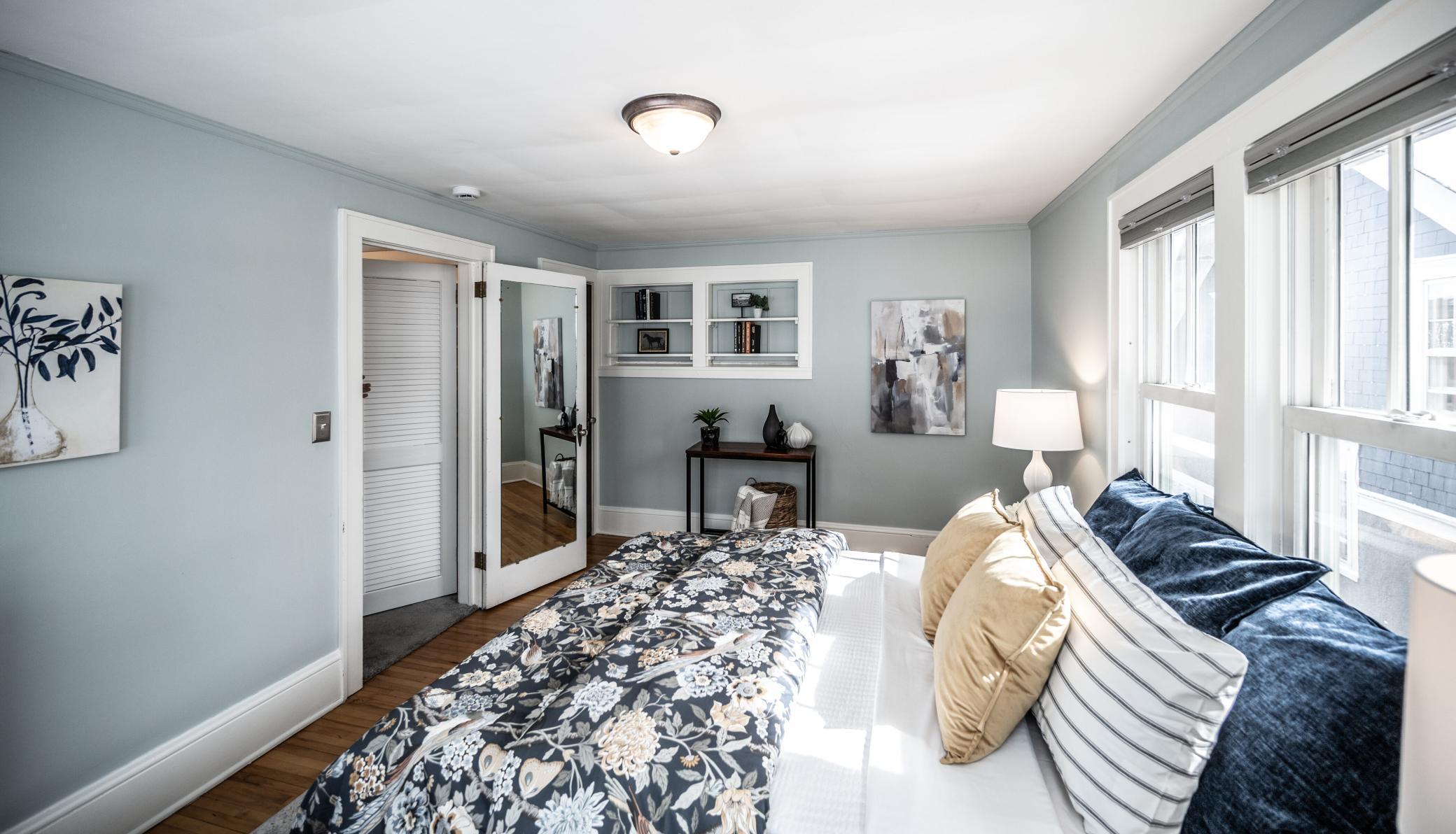 Primary Bedroom opens to private bath and closet