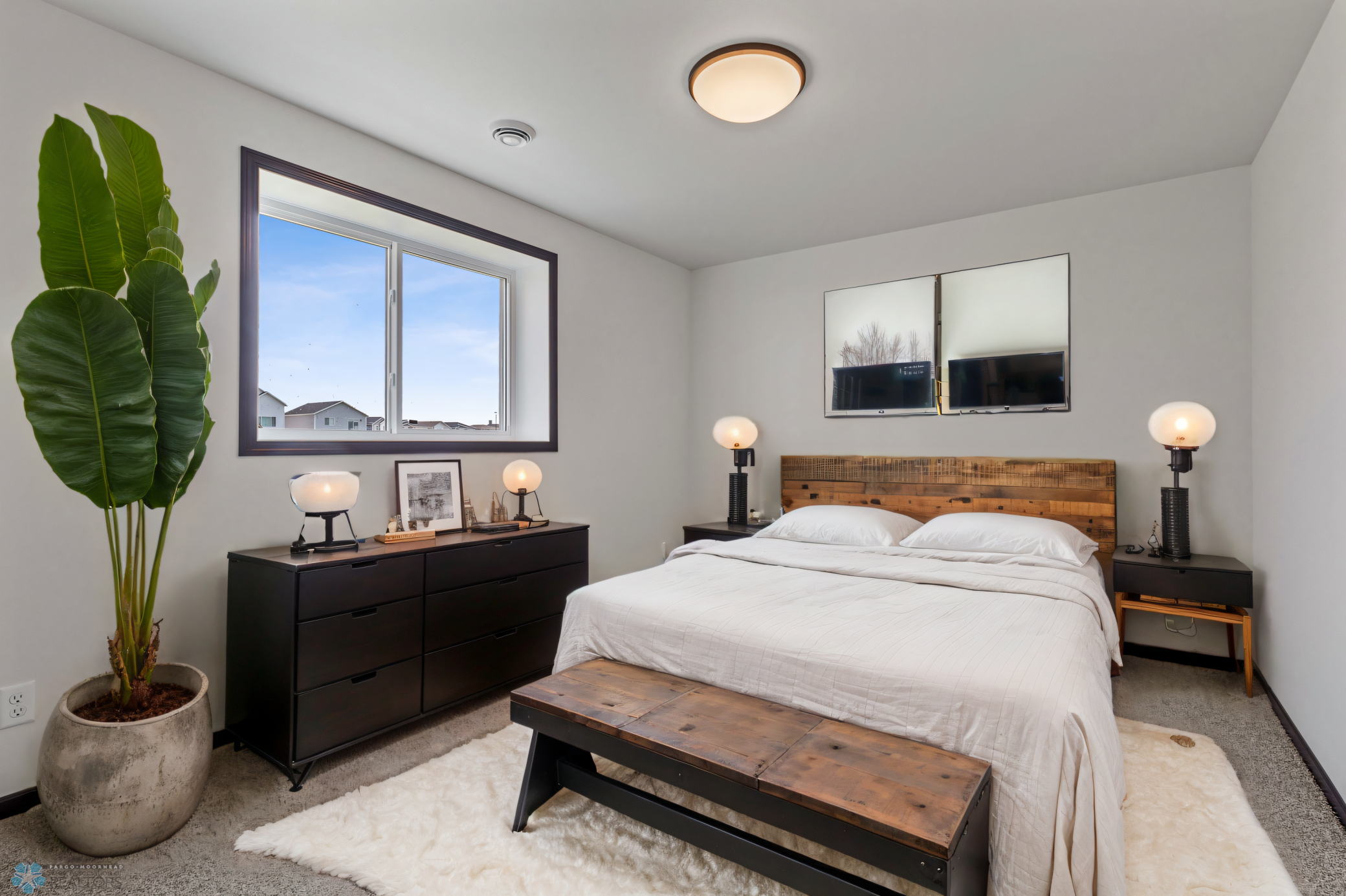 Virtually Staged Bedroom 4
