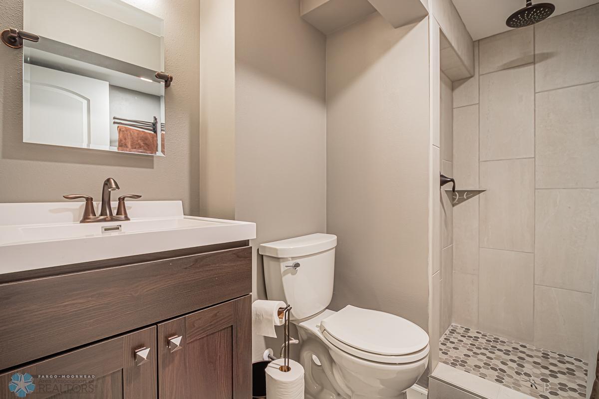 Basement bathroom