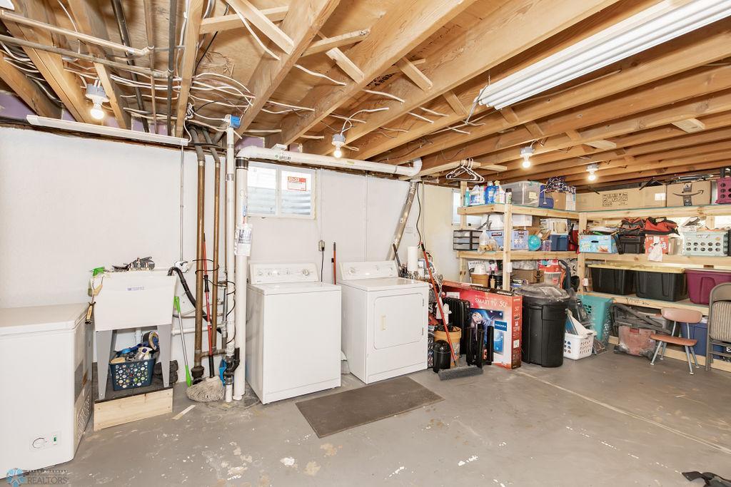 Laundry / Storage Room - with Laundry Sink