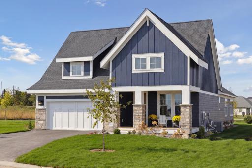 Cook Lake Highlands Hamilton Villa! features 3-car tandem garage, large covered front porch, LP Smart-side exterior siding on all 4-sides (not vinyl).