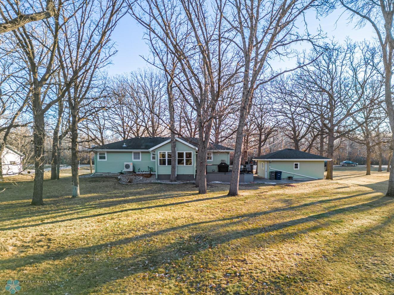 Rear of home