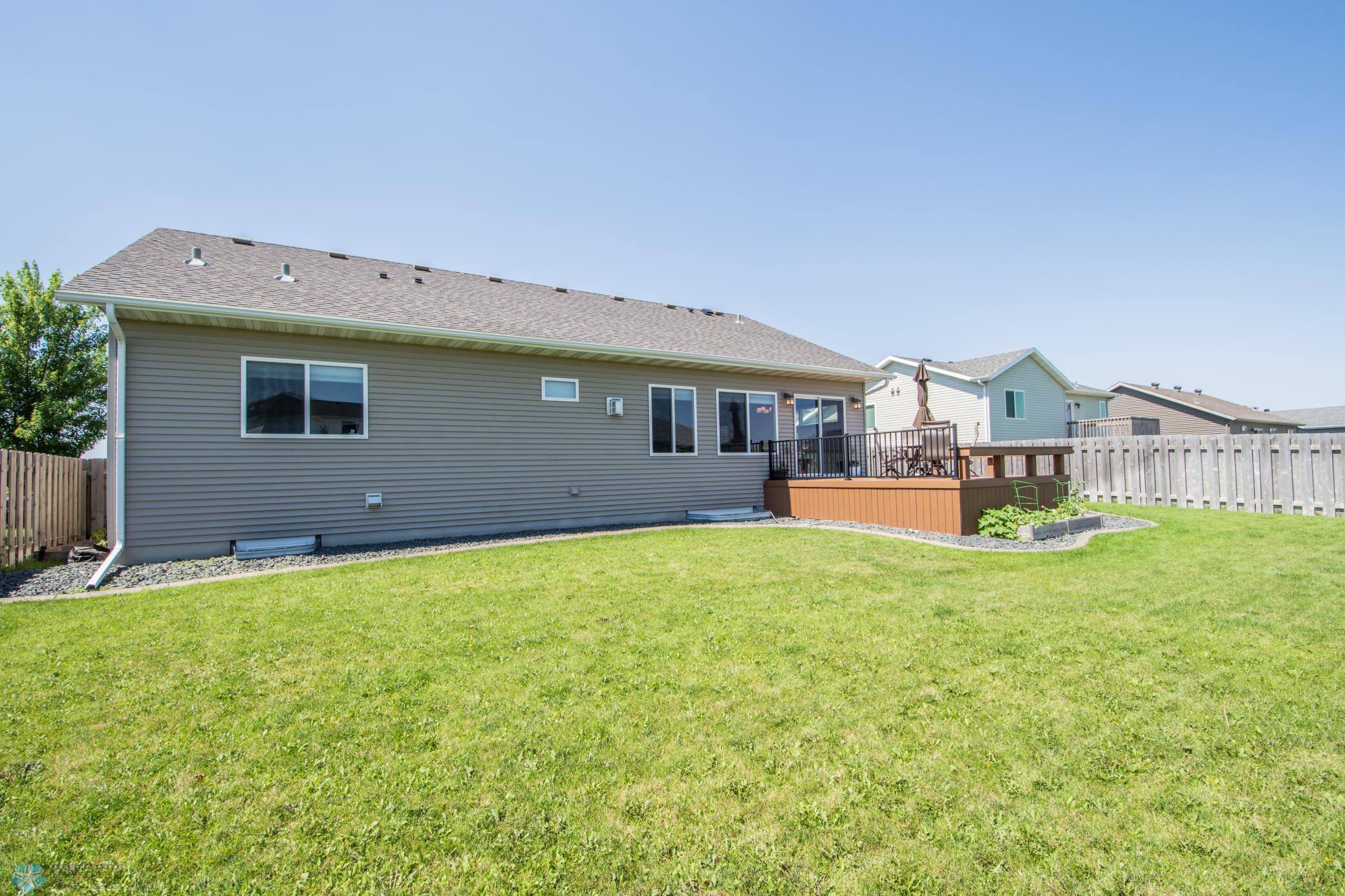 Backyard with Maintenance-Free Deck