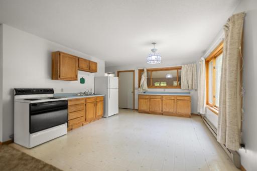 Large open kitchen with great natural lighting