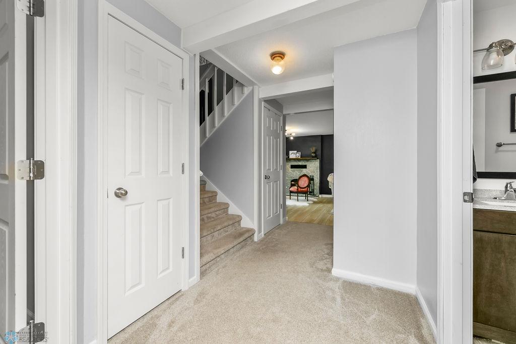 Basement landing