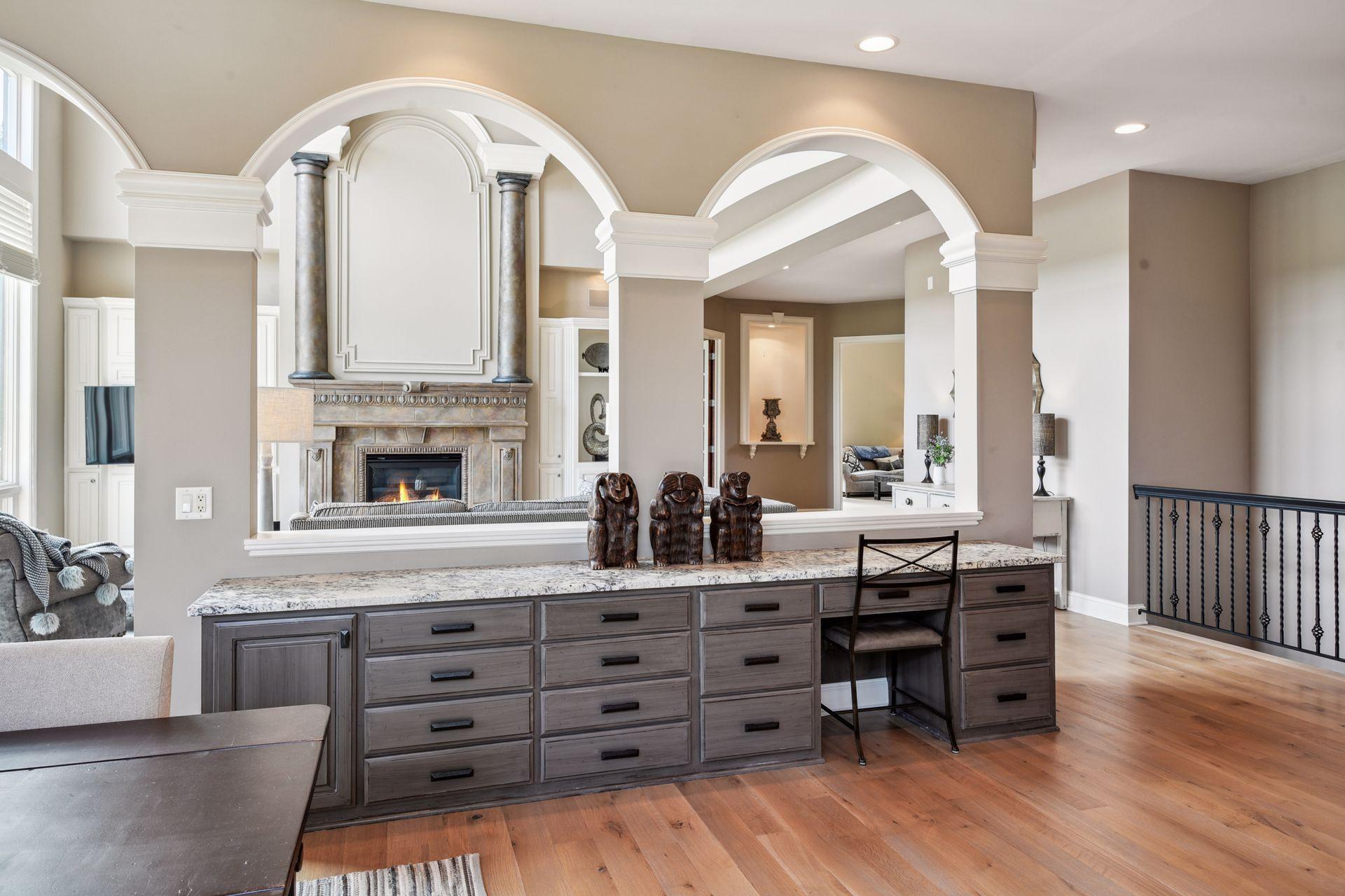 Thoughtful built-ins throughout