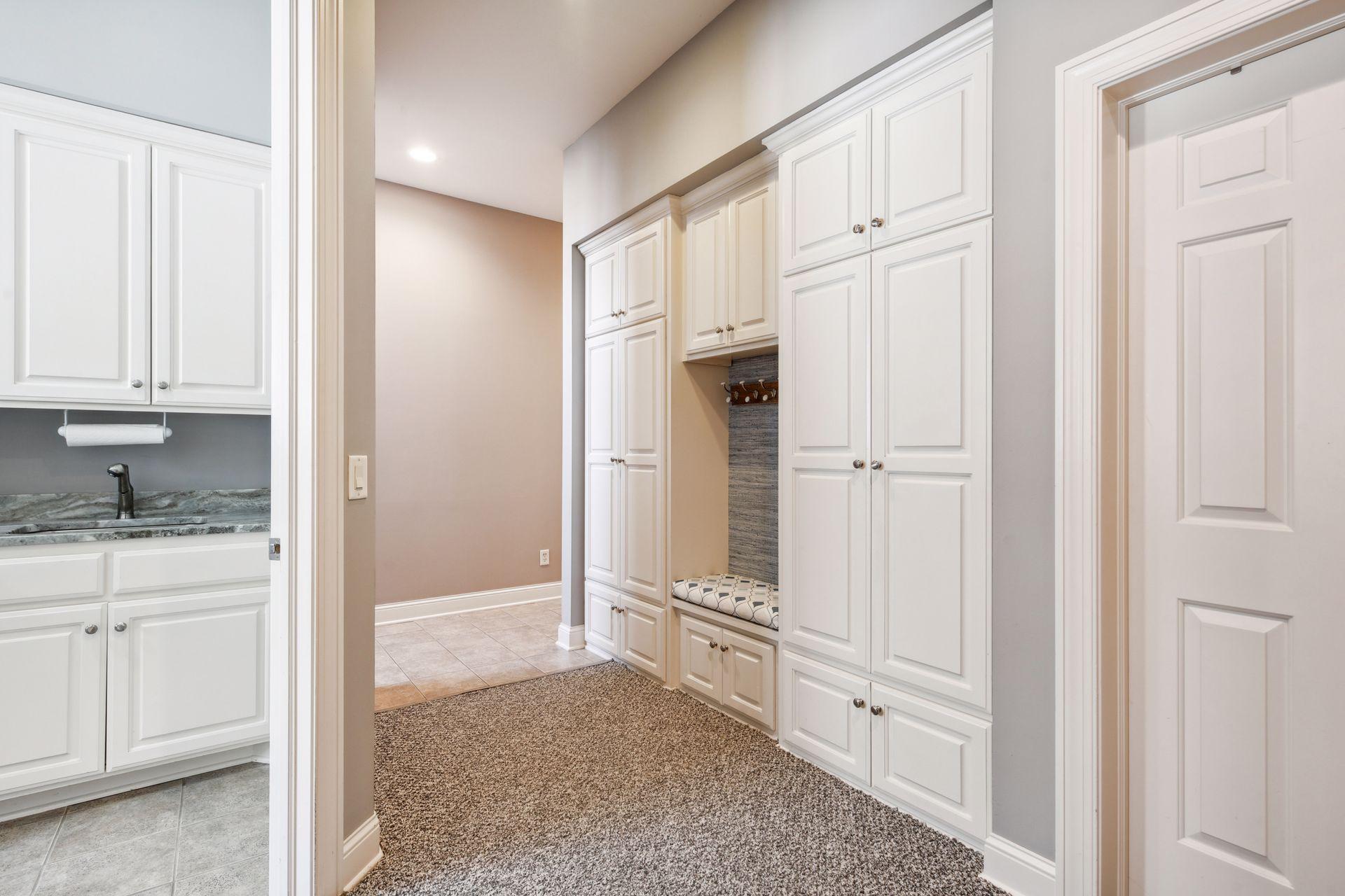 Awesome mudroom and laundry area