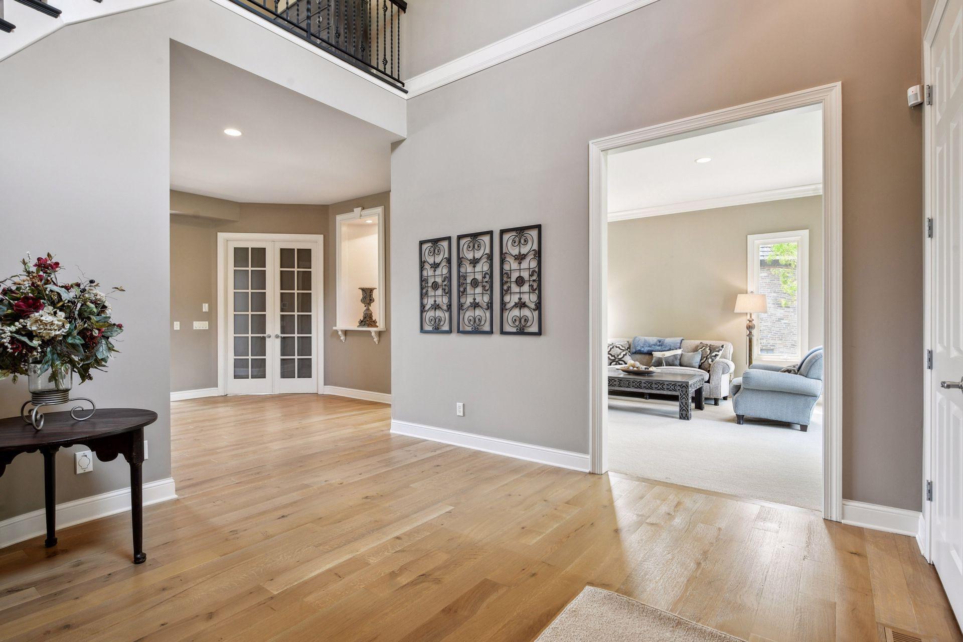 Numerous entertaining and gathering spaces