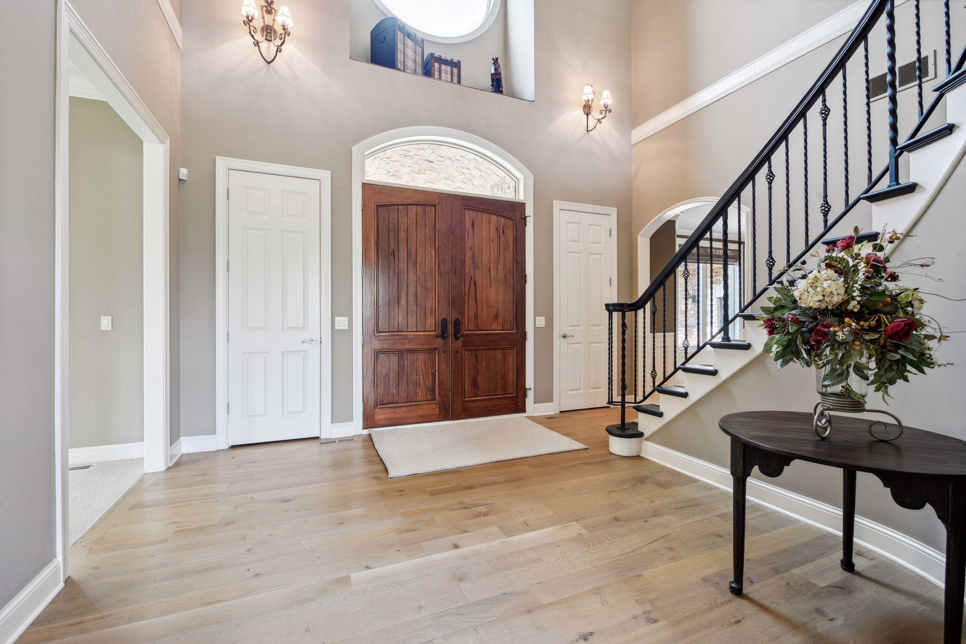White Oak floors adorn much of the main level.