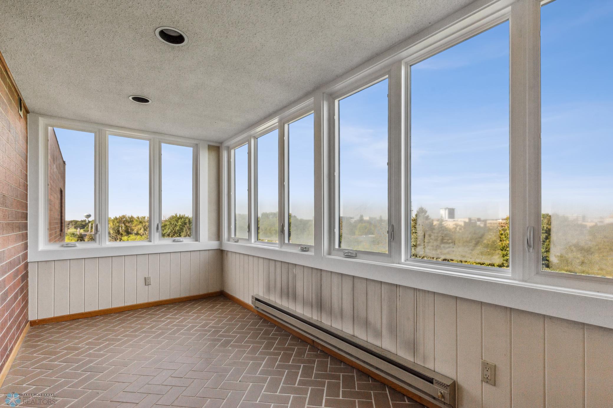 Enclosed porch/new windows