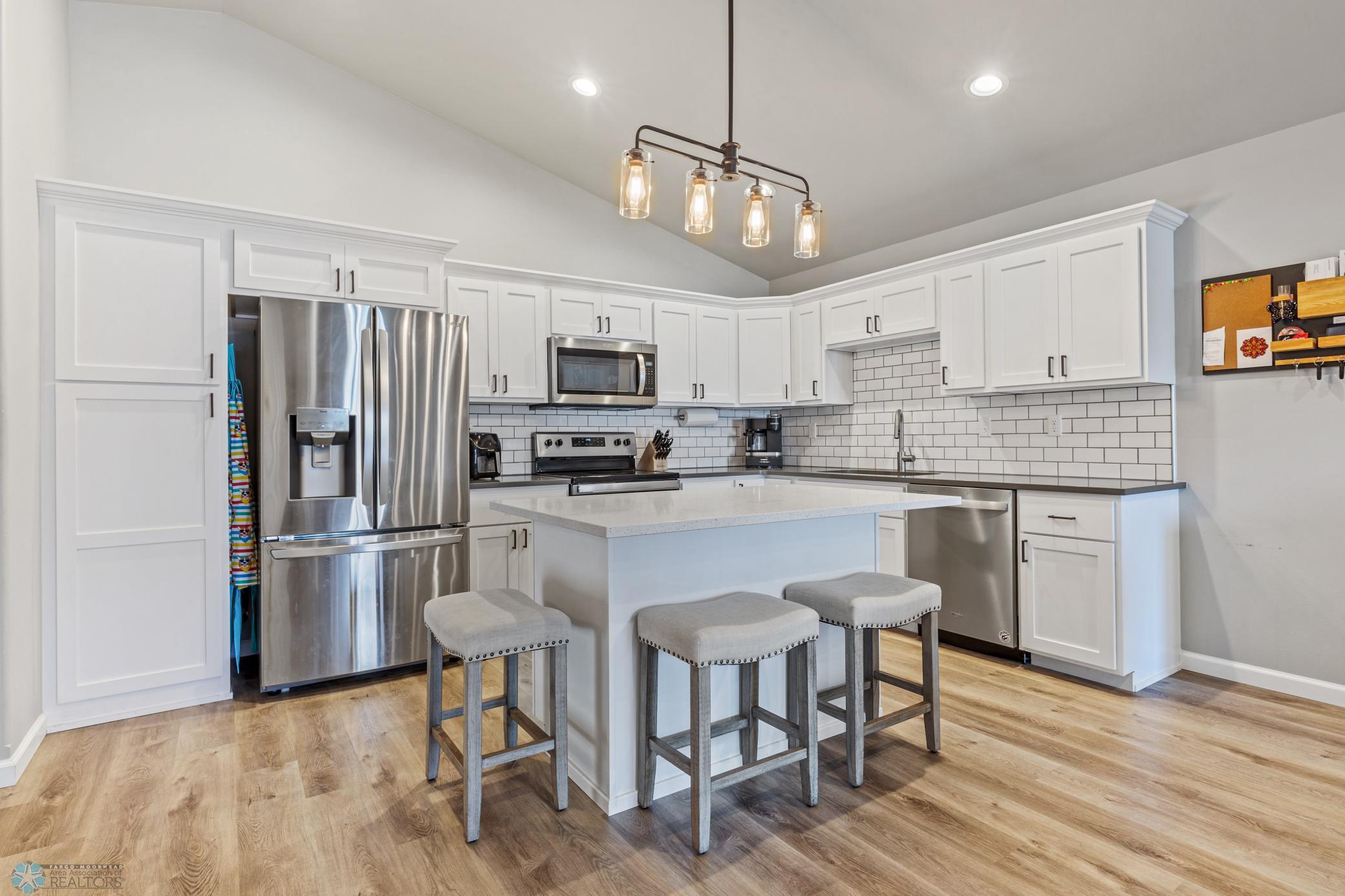 Large kitchen island