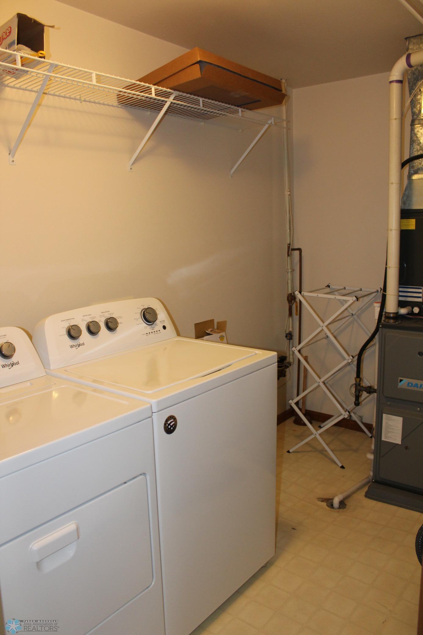 laundry- washer/dryer included