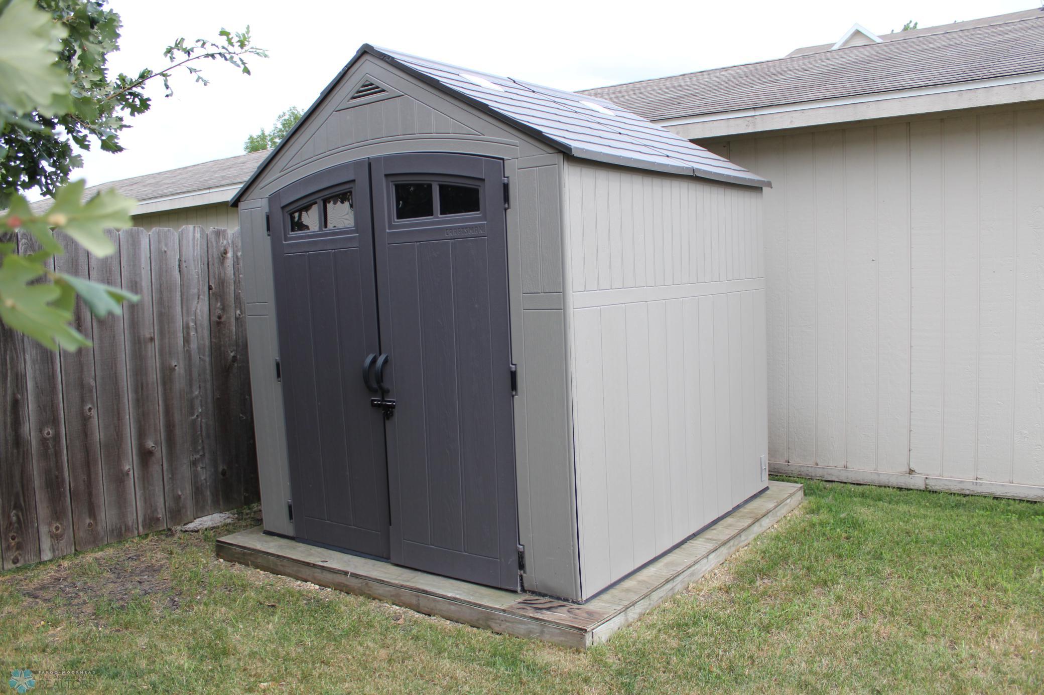 Yard shed included