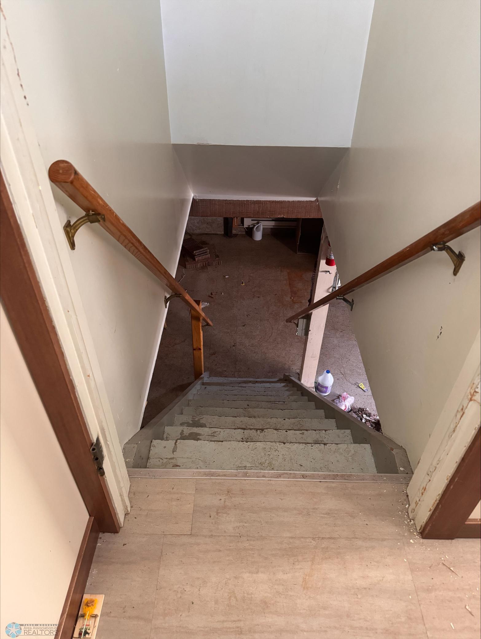 Stairway to basement