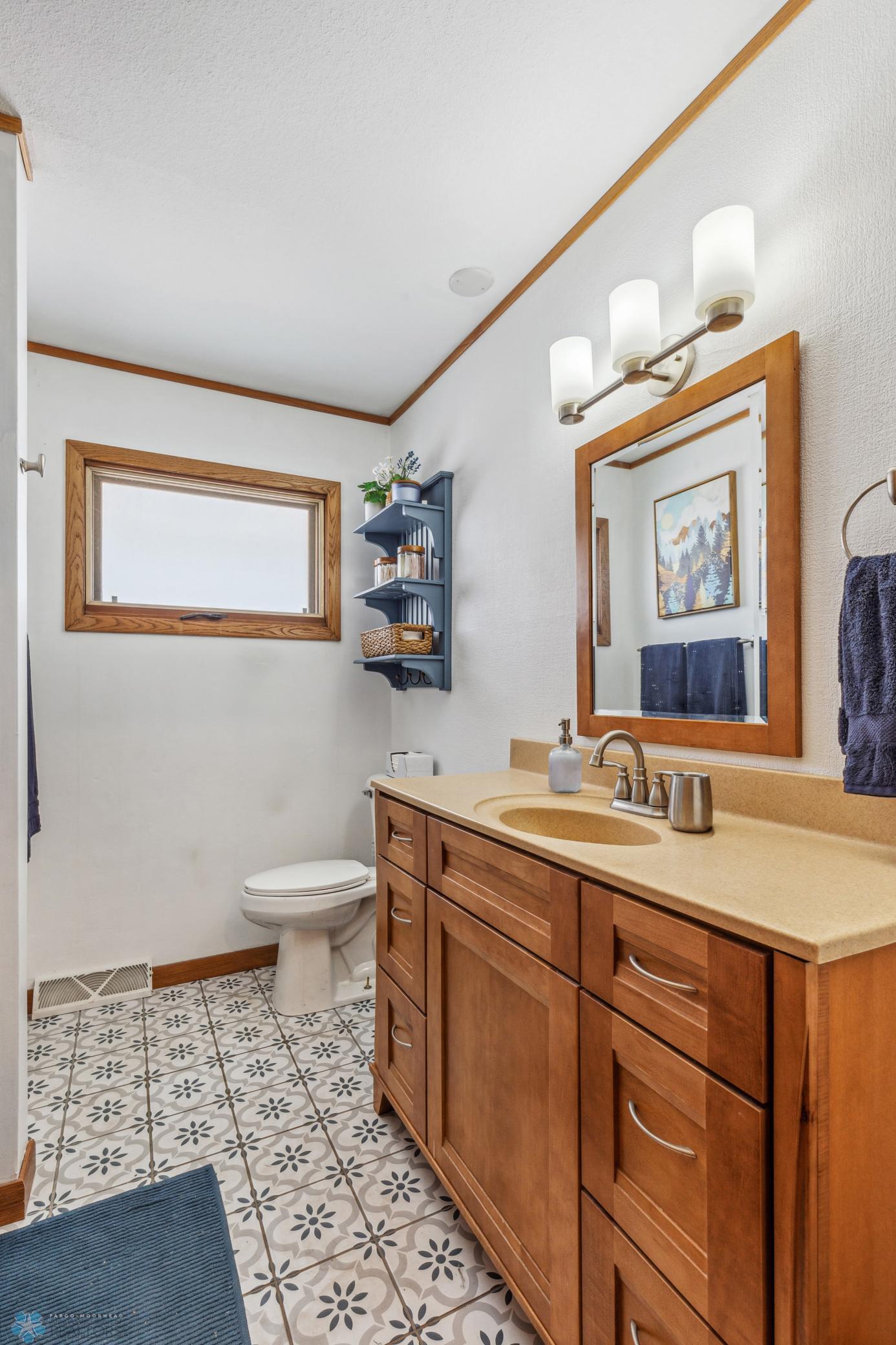 Full Bath on Main Floor