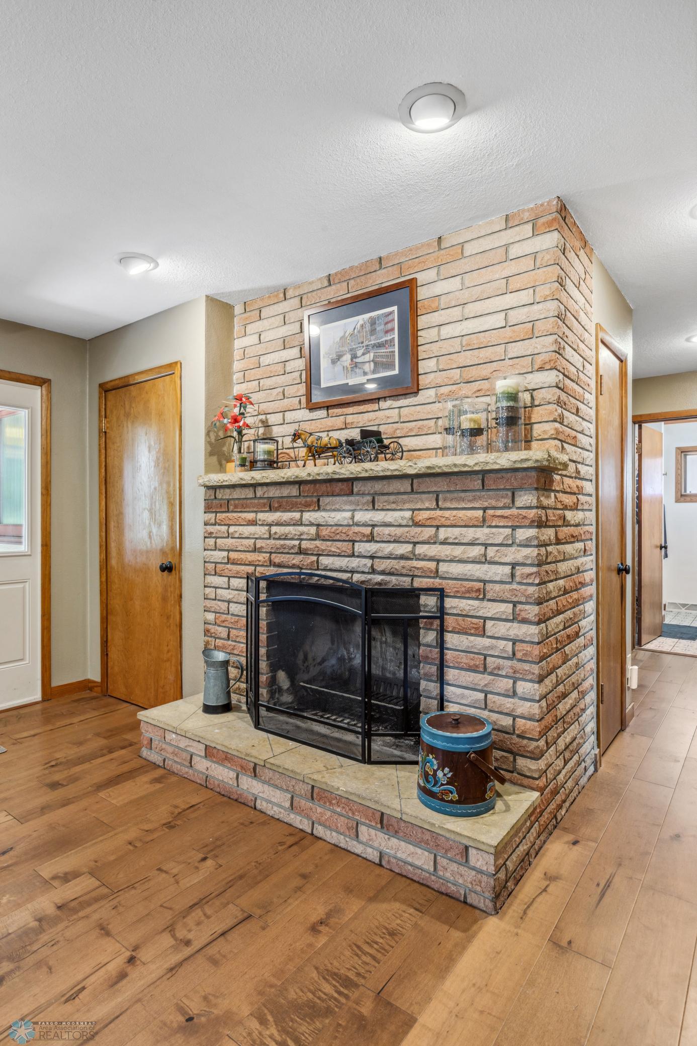 wood Burning Fireplace