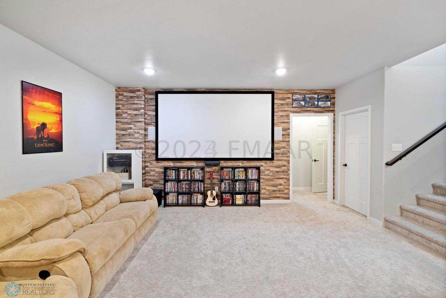 basement family room