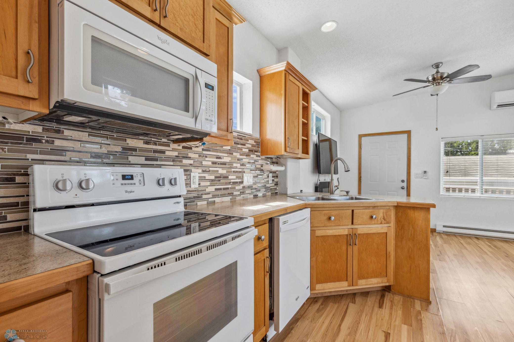 Kitchen with Maple Cabinets