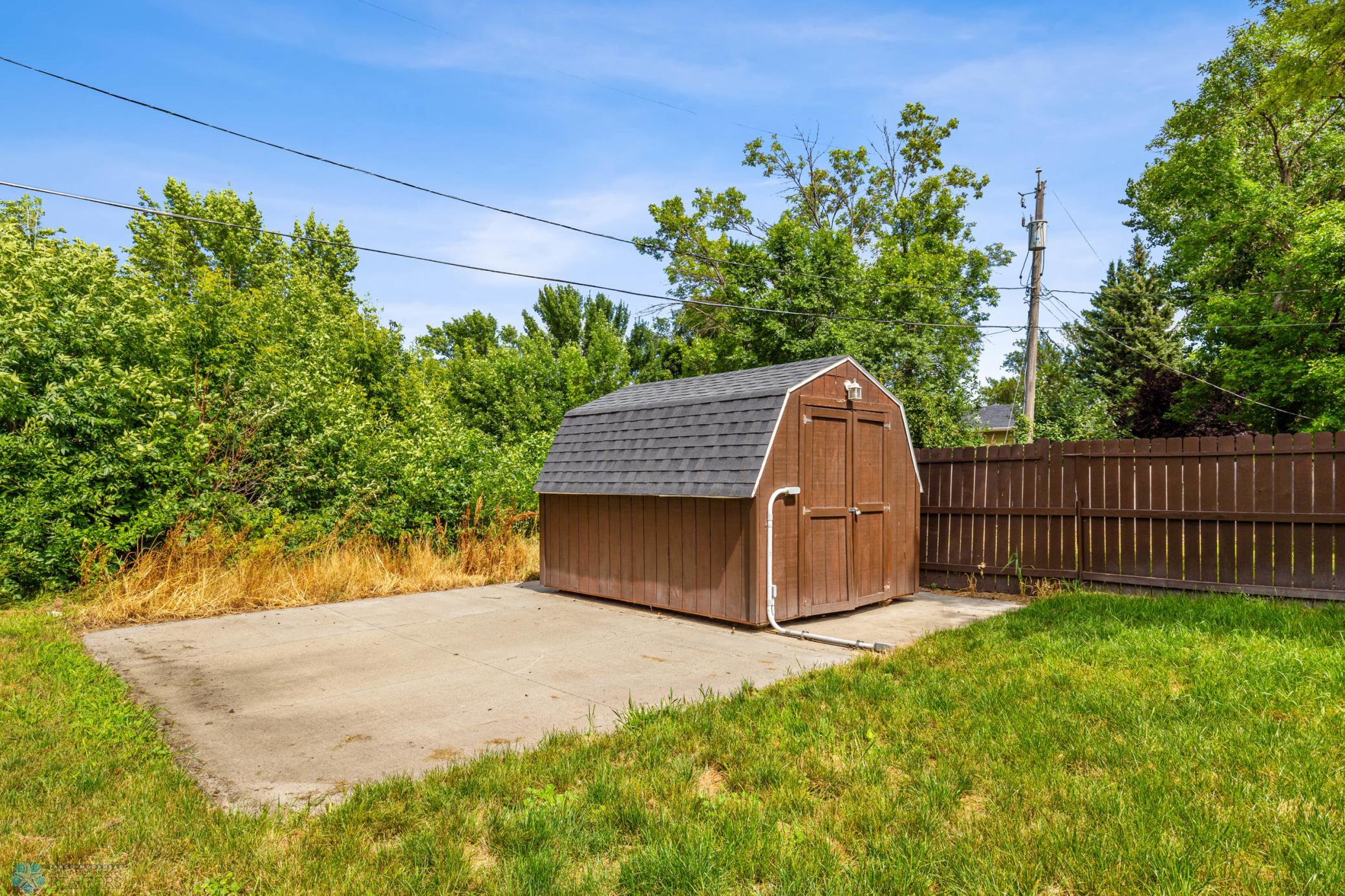 Large Shed With Electrical