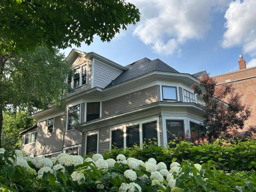 This large home is one of the most prominent on the park.