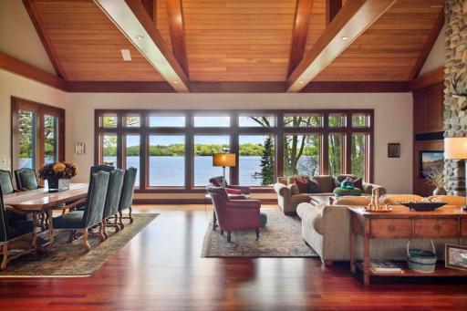 This is the view as you enter the front door. Can you imagine enjoying this view on a daily basis? Only 36 luxury homes are on Bryant Lake in Eden Prairie close to all amenities of shopping, dining, airport and multiple school options.