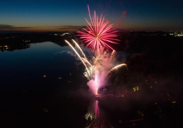 4th of July fireworks for all to enjoy on Bryant Lake. One of the most fun days of the year with private fireworks, boat parade and lakeside activities.