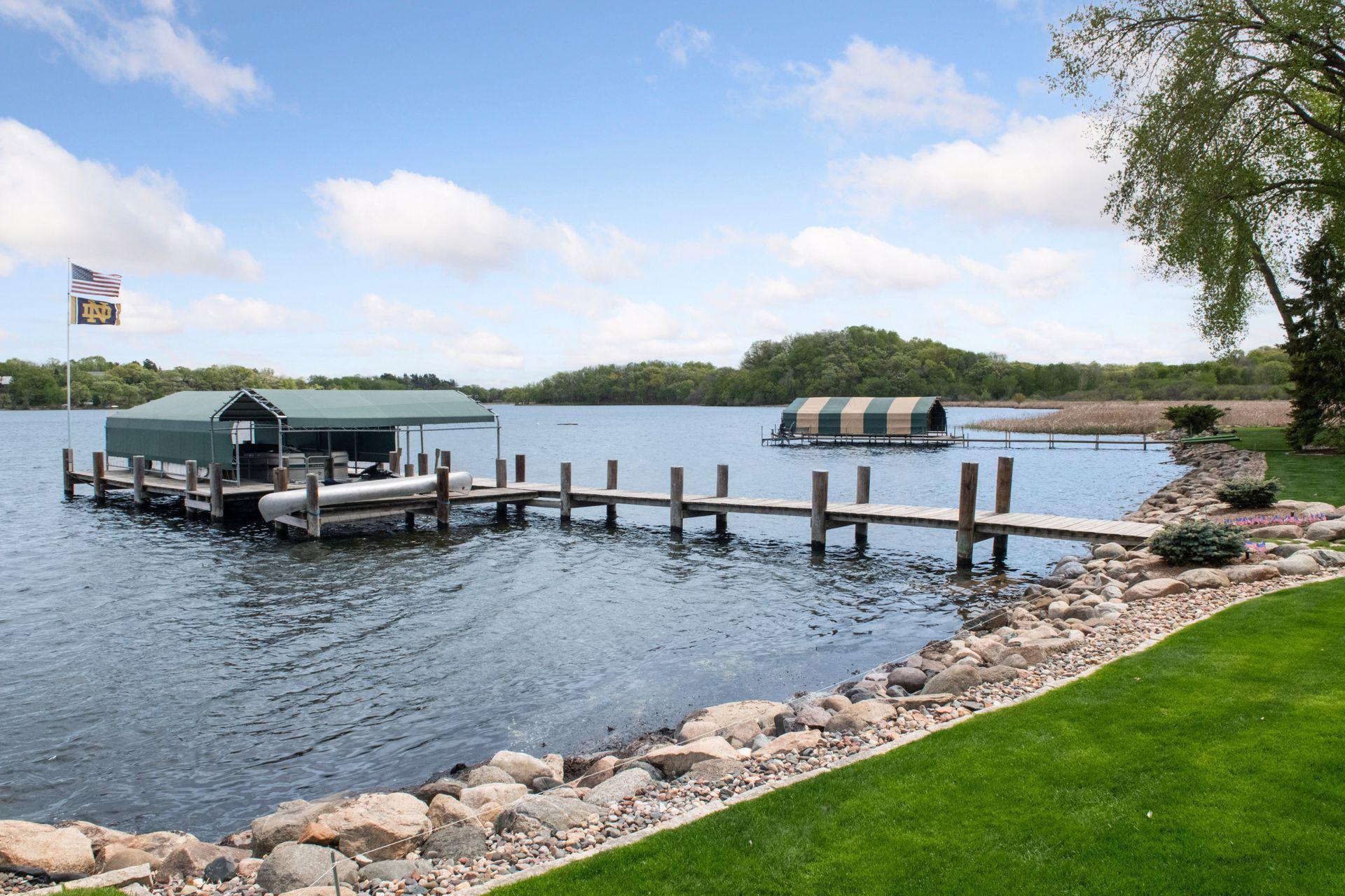 Lakefront that all lakeshore lovers desire and wish for! 75ft permanent dock