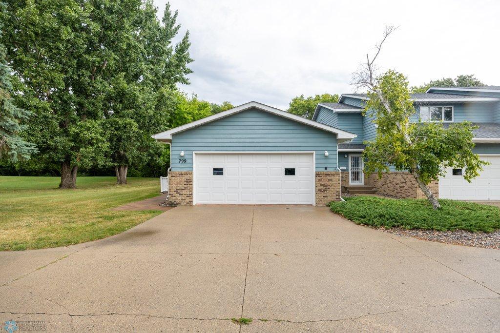 Oversized double garage
