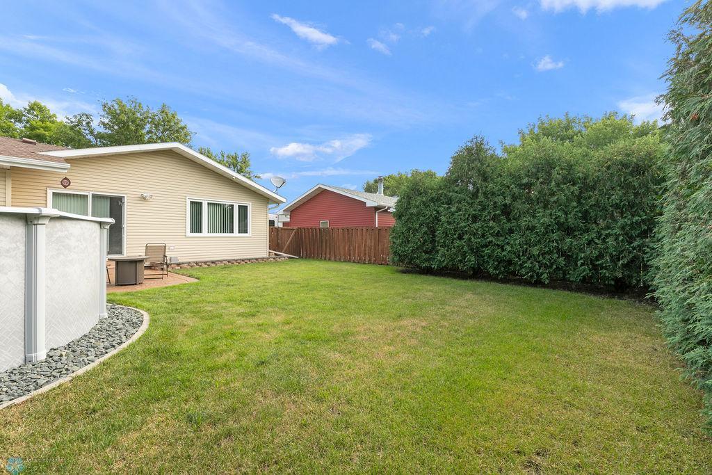 Private back yard