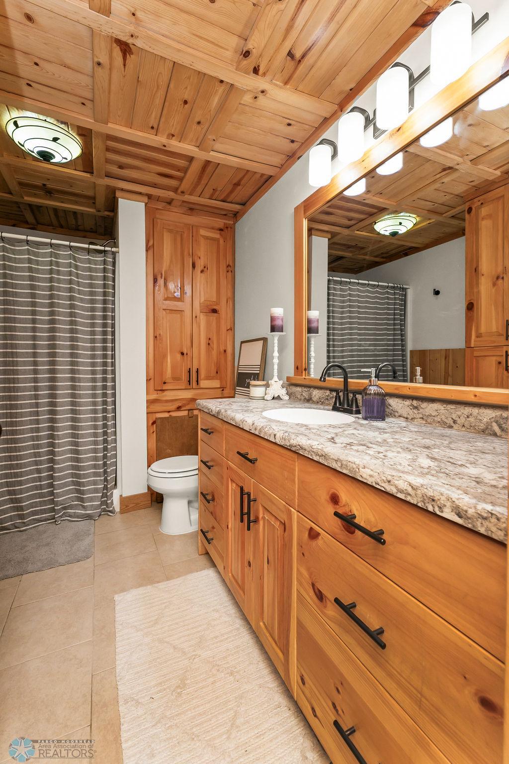 Basement 3/4 bath with walk-in shower
