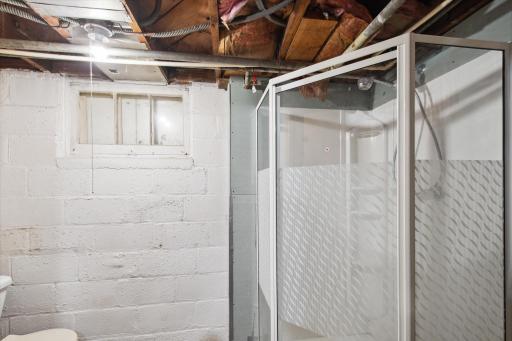 3/4 bath in basement