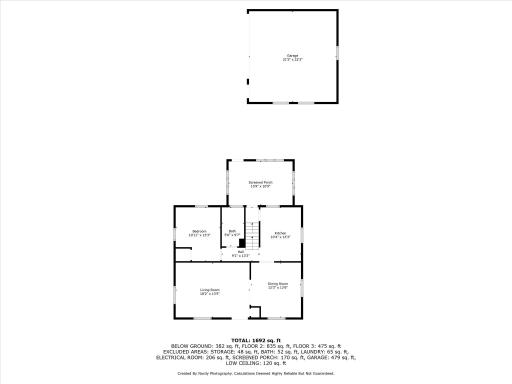 Main level floor plan