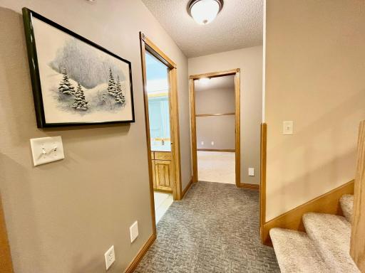 Lower level hall to bath and bedroom 4