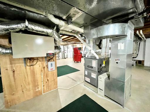 Air exchanger and furnace