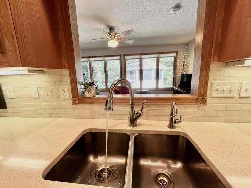 Kitchen to den