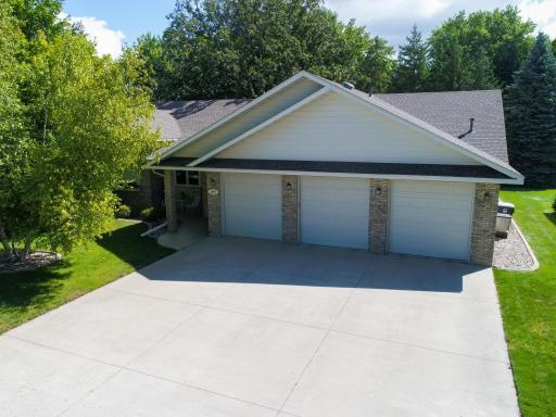 Aerial front of home