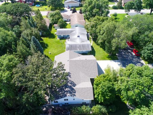 North side of home
