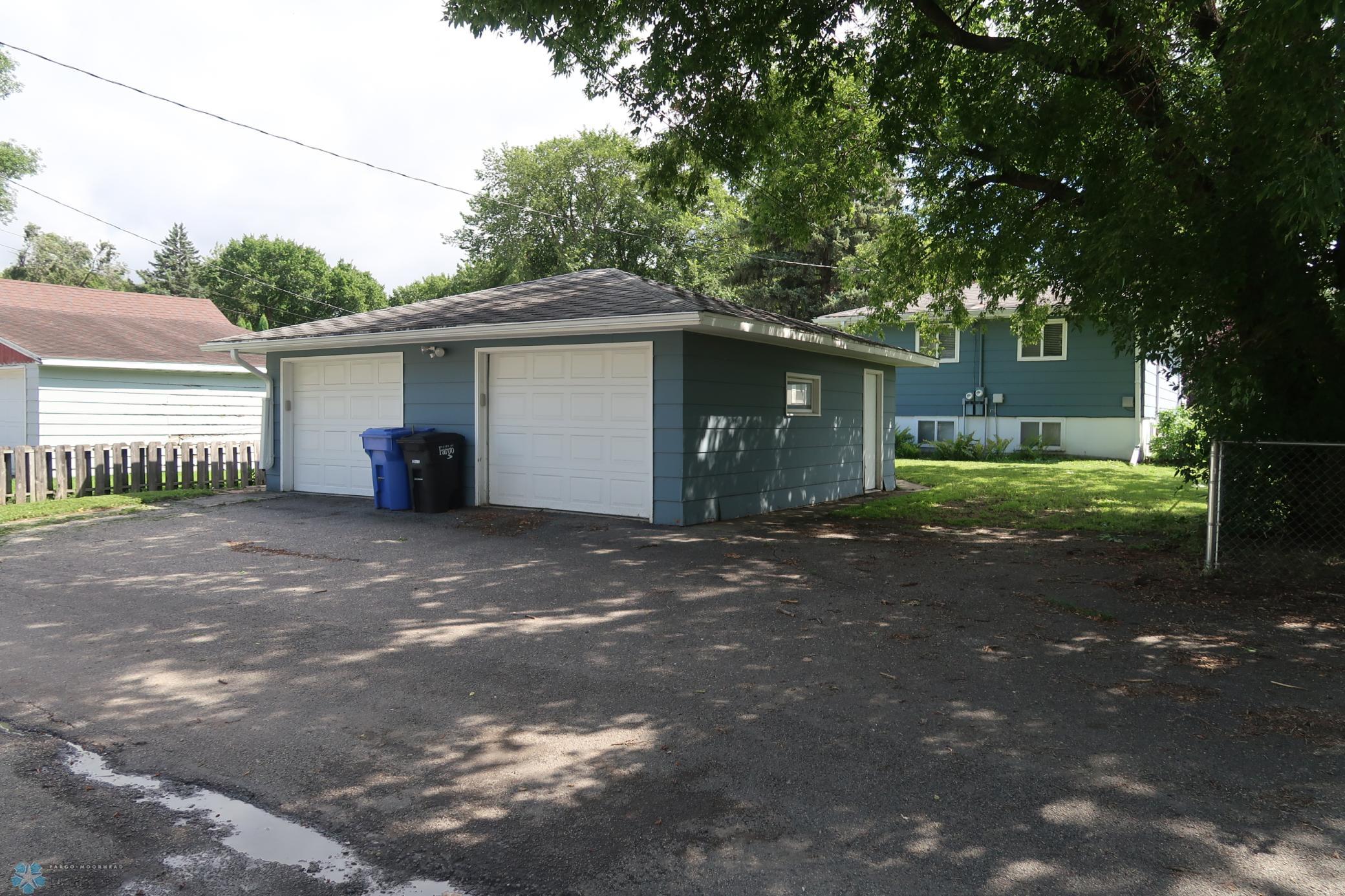 2 Stall Garage & Parking area