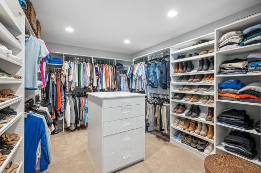 The generously sized 13x11 walk-in closet provides ample storage for all your needs.