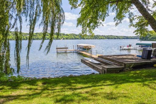 Welcome to 20765 Radisson Rd with 62 feet of lakeshore on Christmas Lake!