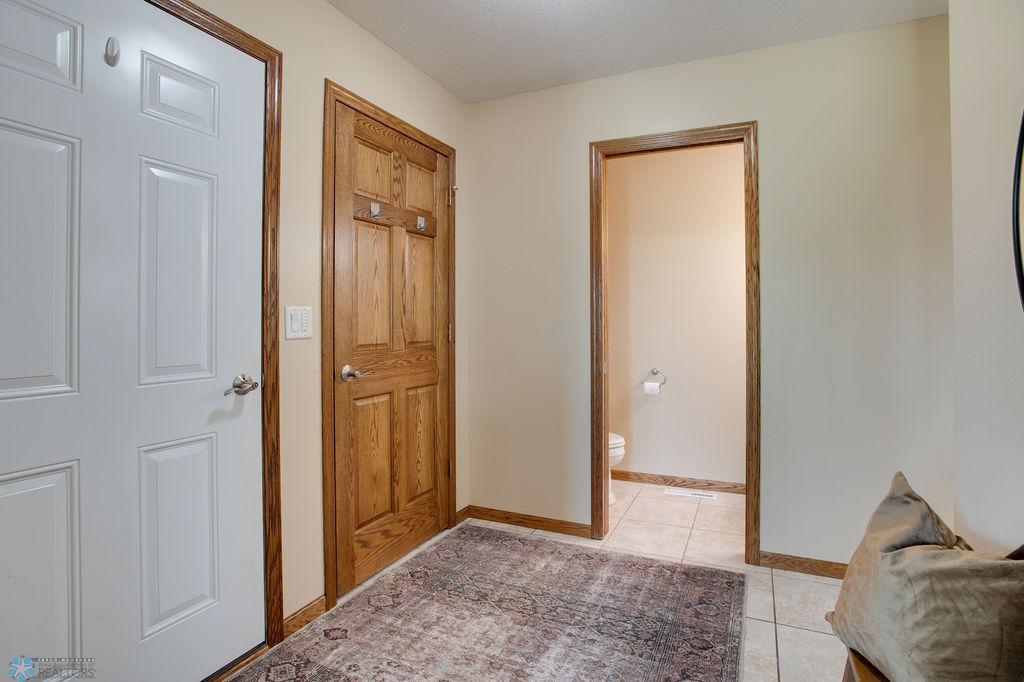 1/2 bath off garage entrance