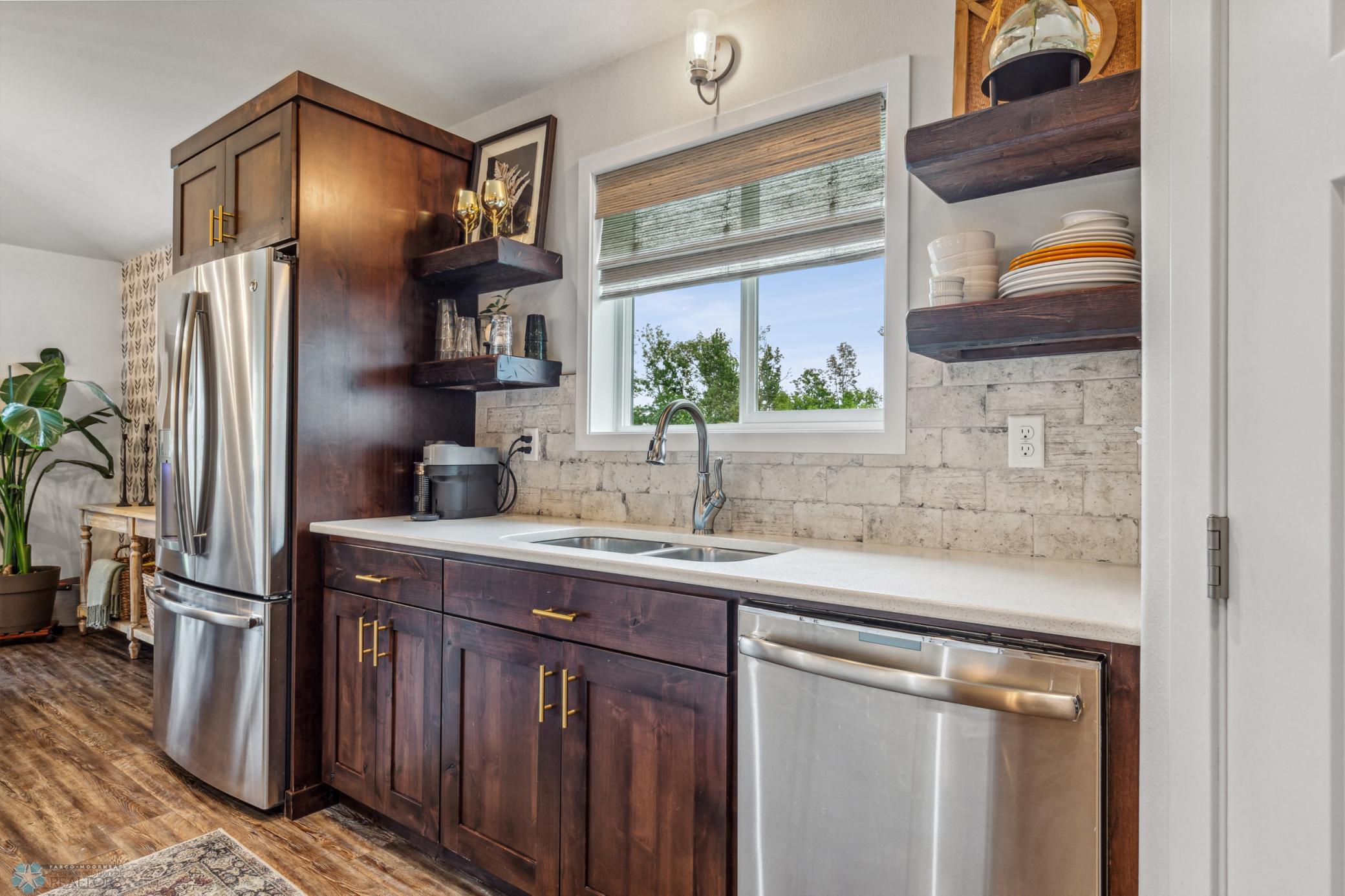 Window above the Sink