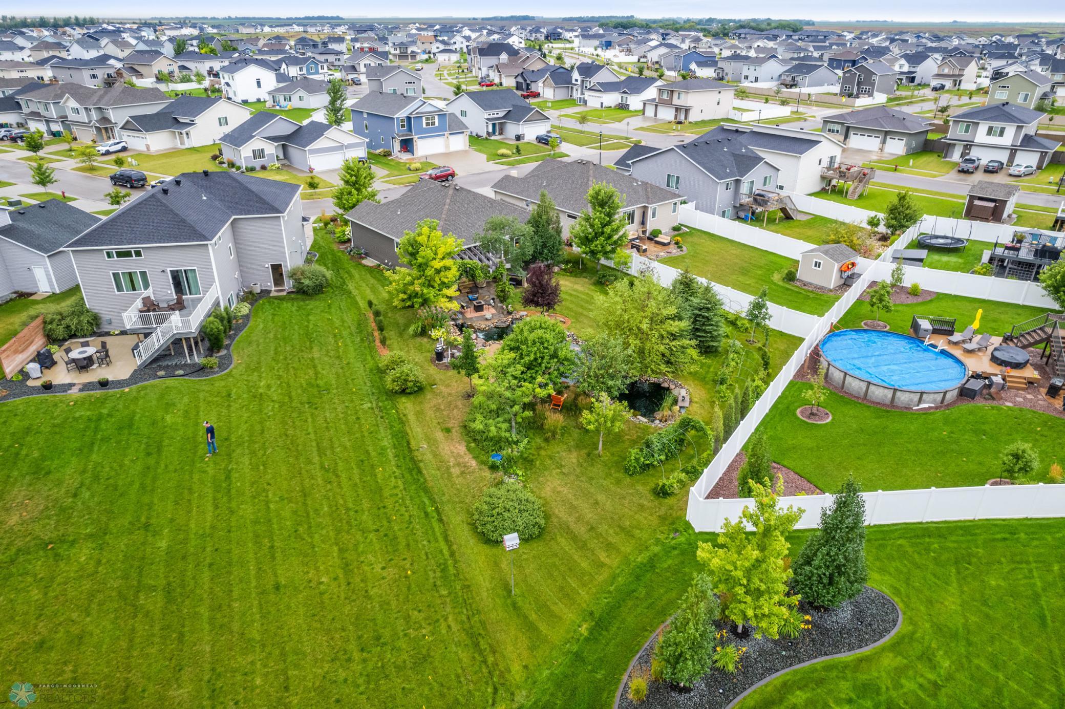 Back of Home- Aerial View