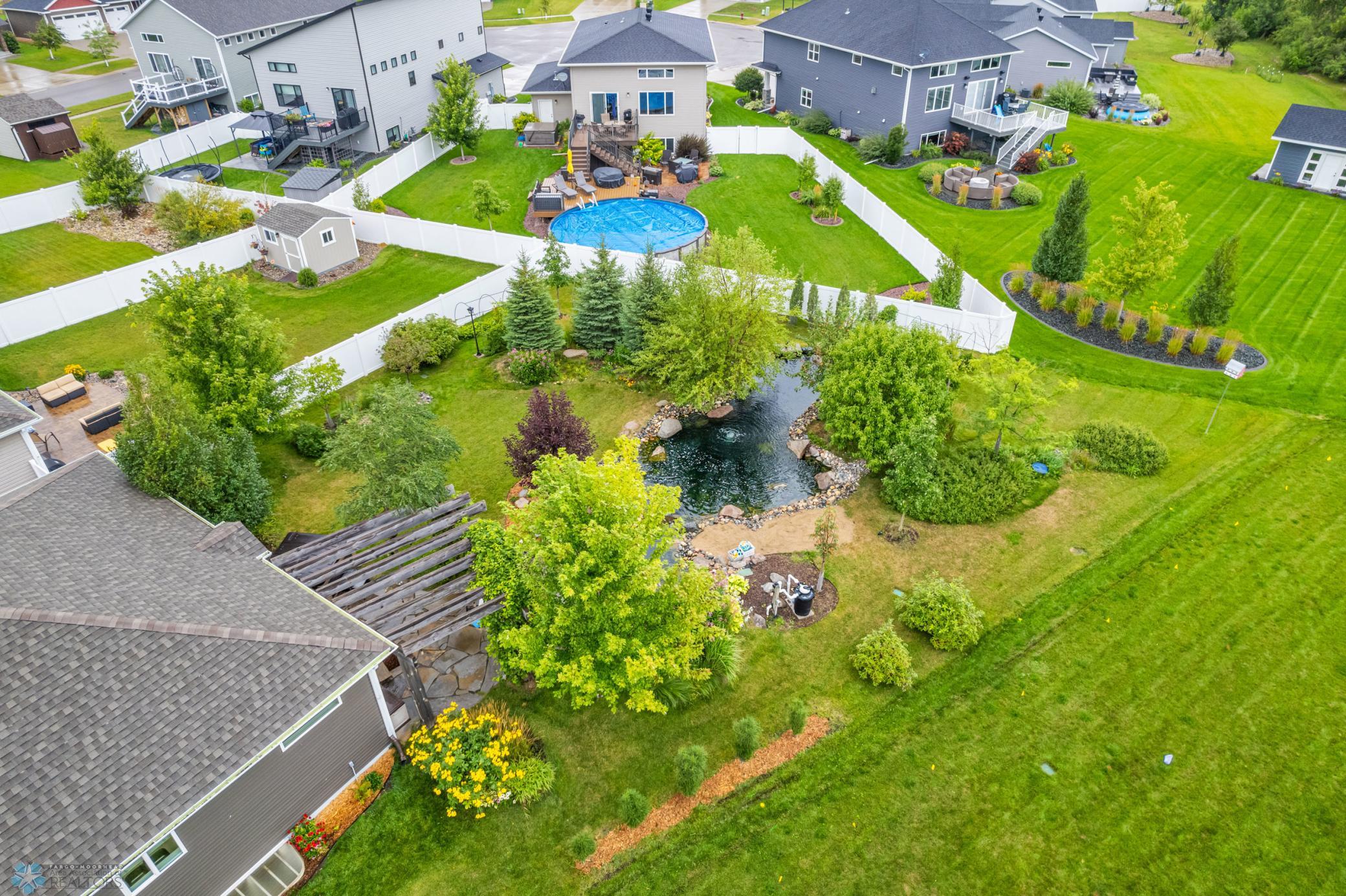 Backyard Oasis- Aerial View