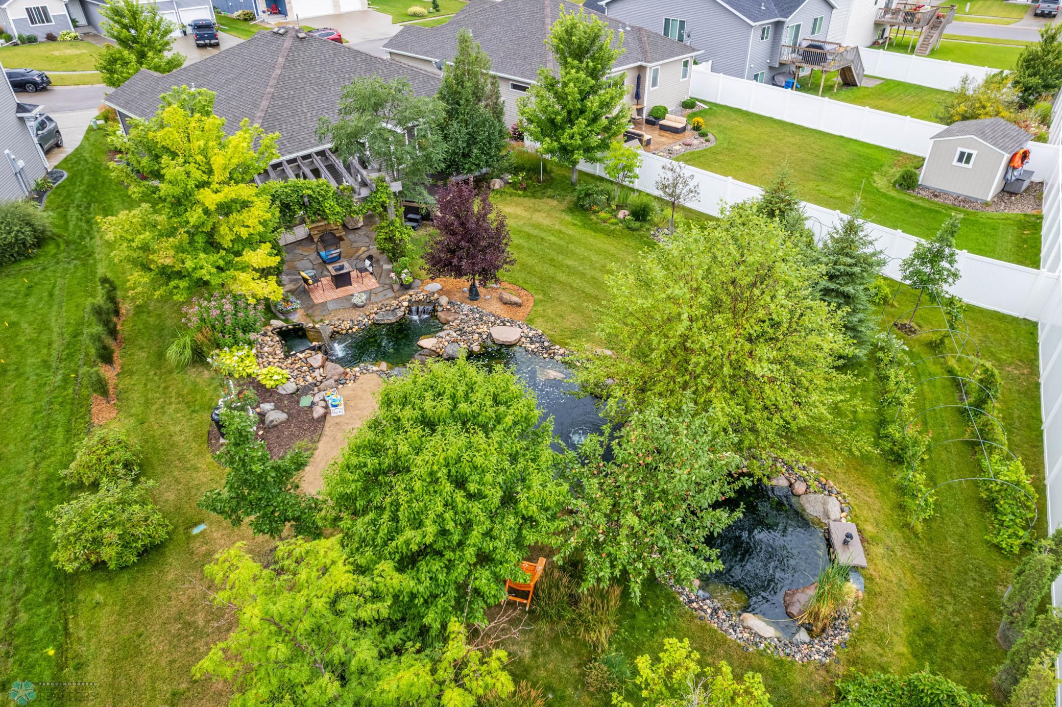 Aerial View of Backyard