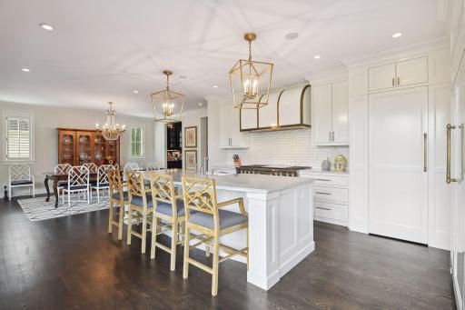 Kitchen with center island