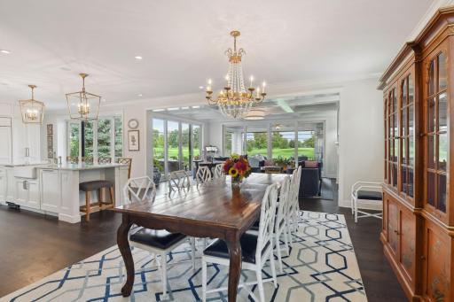 Dining room/Kitchen/Family room