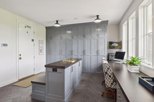 Huge mudroom