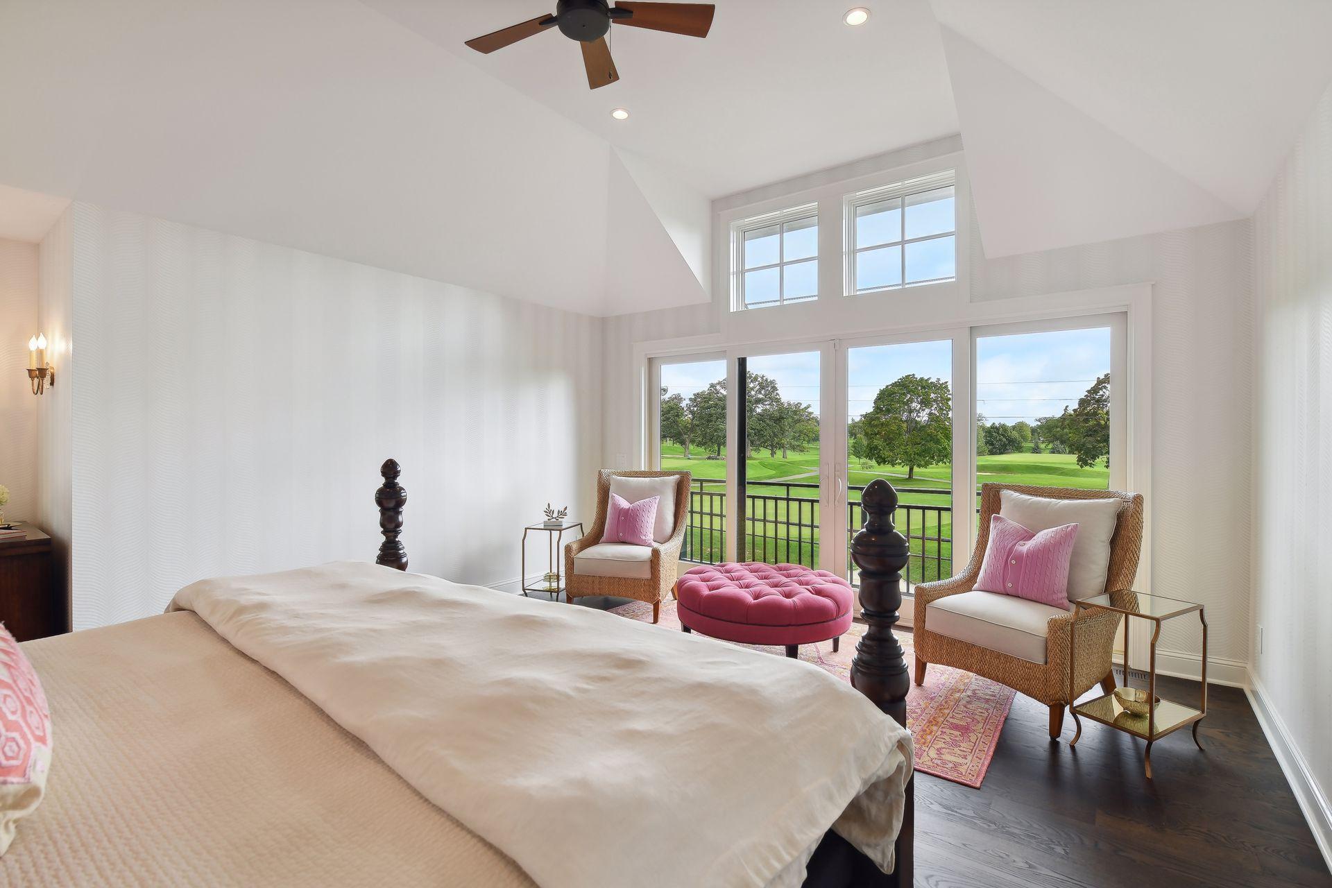 Master bedroom with private terrace