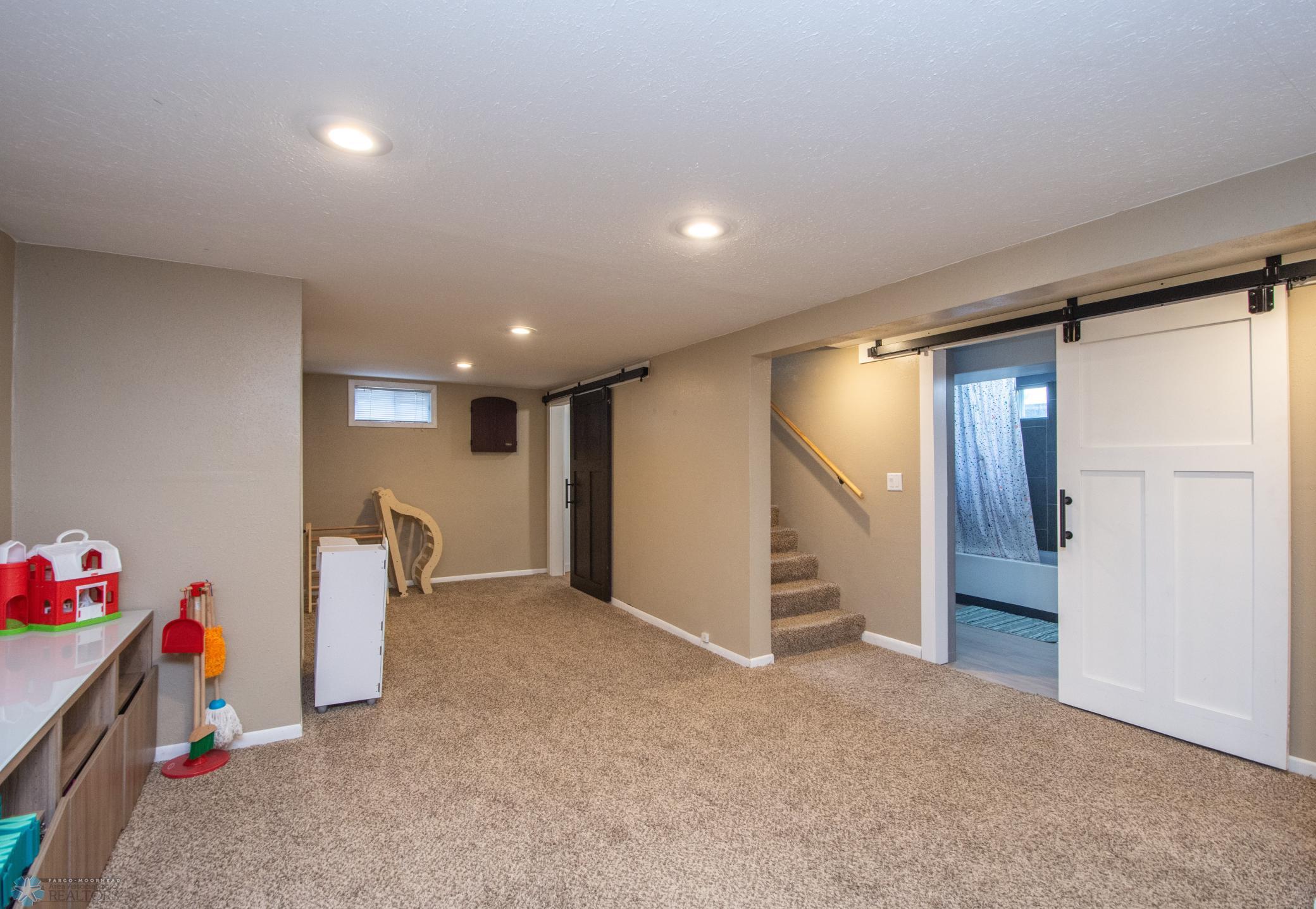 Downstairs family room